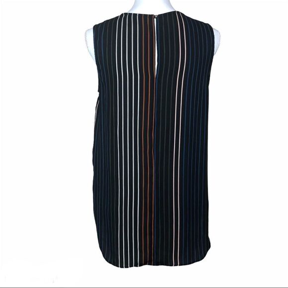 Who What Wear Striped Sleeveless Top Medium - Picture 2 of 5